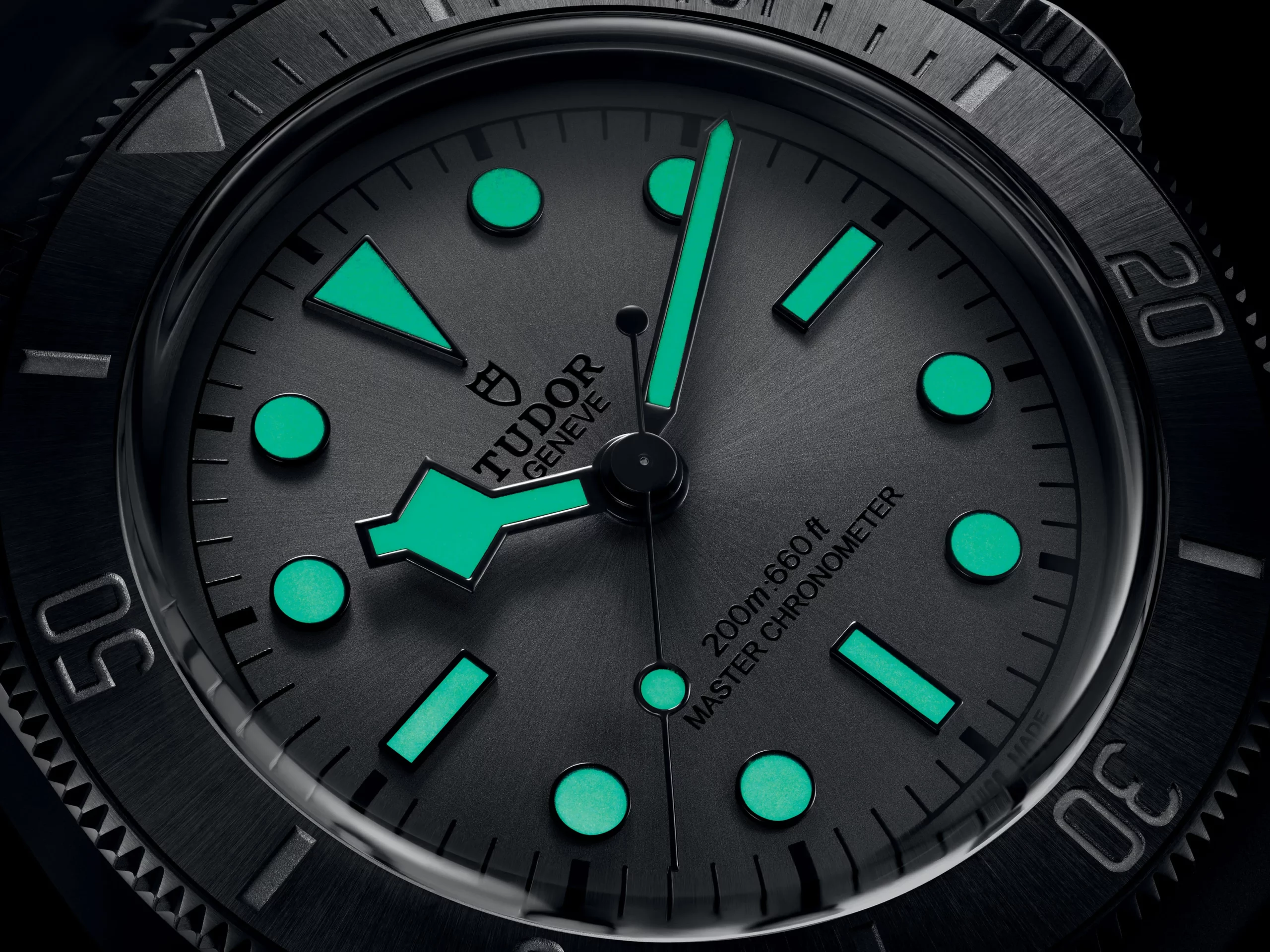 TUDOR Black Bay Ceramic wrist shot showing ceramic bracelet clasp