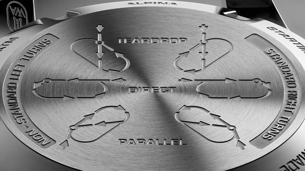 Alpina Startimer Pilot IFR wrist shot showing UTC hand and 12-hour chronograph counter