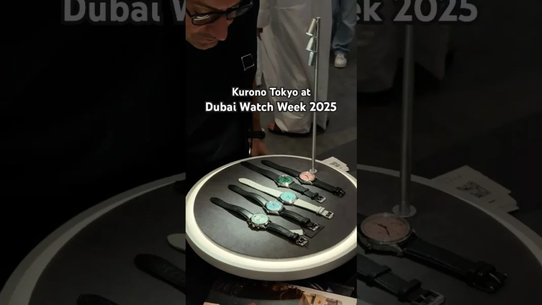 A Memorable Debut for KURONO TOKYO at Dubai Watch Week 2025