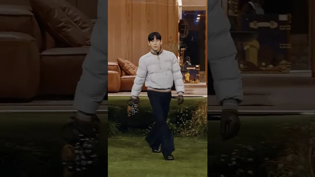 BamBam Pharrell Showcase Louis Vuitton Timepieces At Mens Fashion Week