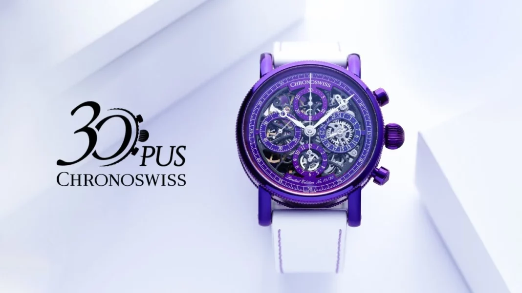 Chronoswiss Opus Purple Rain Unveiled for 30th Anniversary
