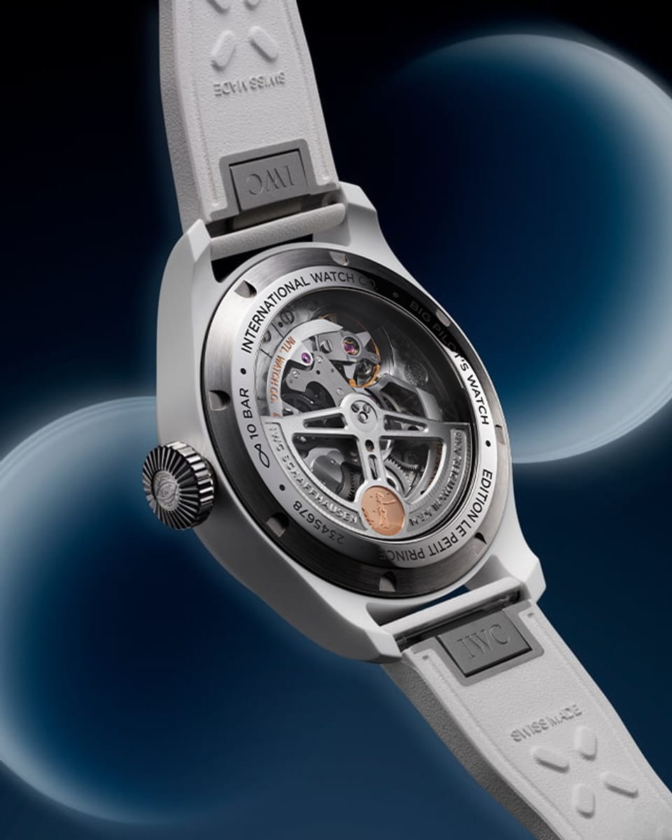 Caseback view of the IWC Perpetual Calendar ProSet Le Petit Prince