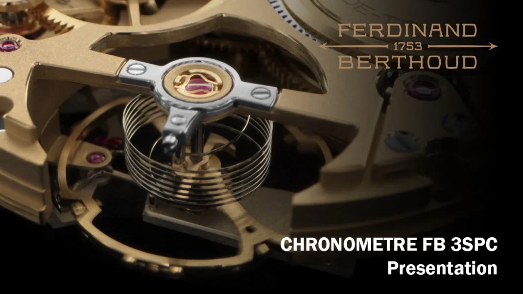 FERDINAND BERTHOUD'S - Discover the Chronomètre FB 3SPC by Ferdinand Berthoud