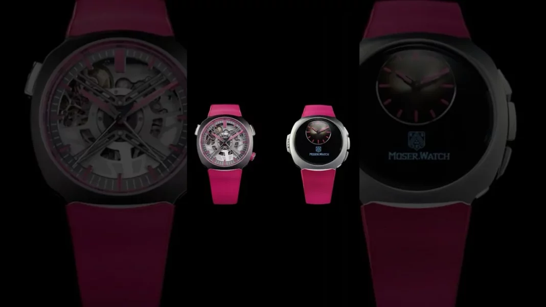 H. MOSER & CIE - Discover the Elegance of the H. Moser & Cie Streamliner Alpine Drivers and Mechanics Pink Editions