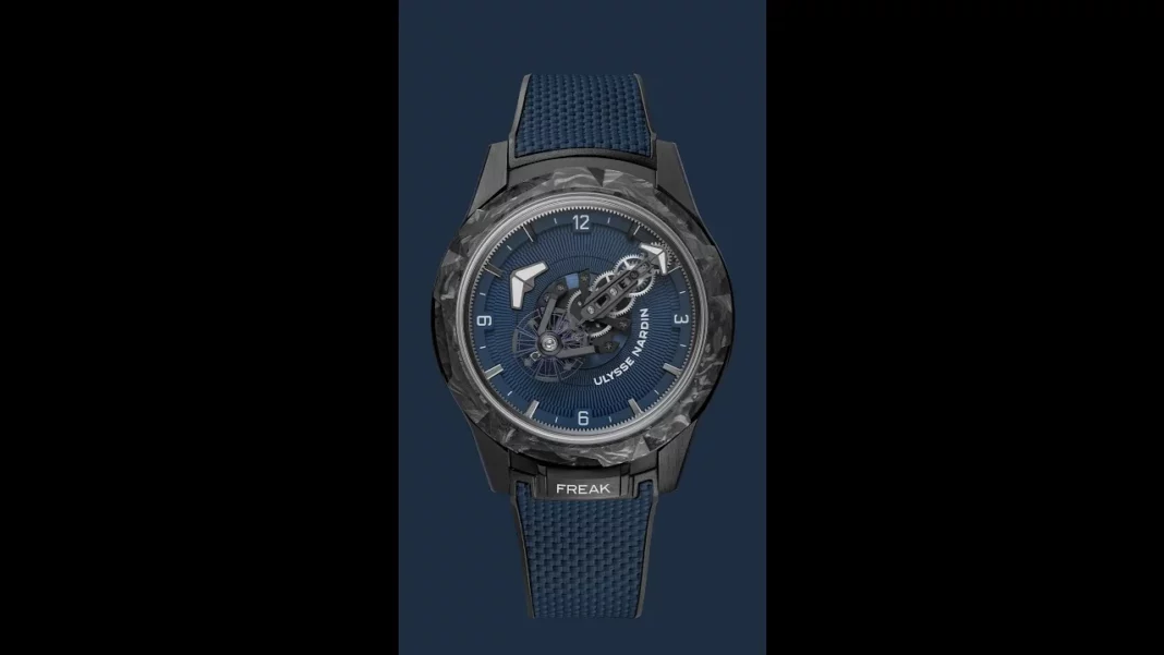 Discover the ULYSSE NARDIN Freak One Navy Blue Timepiece