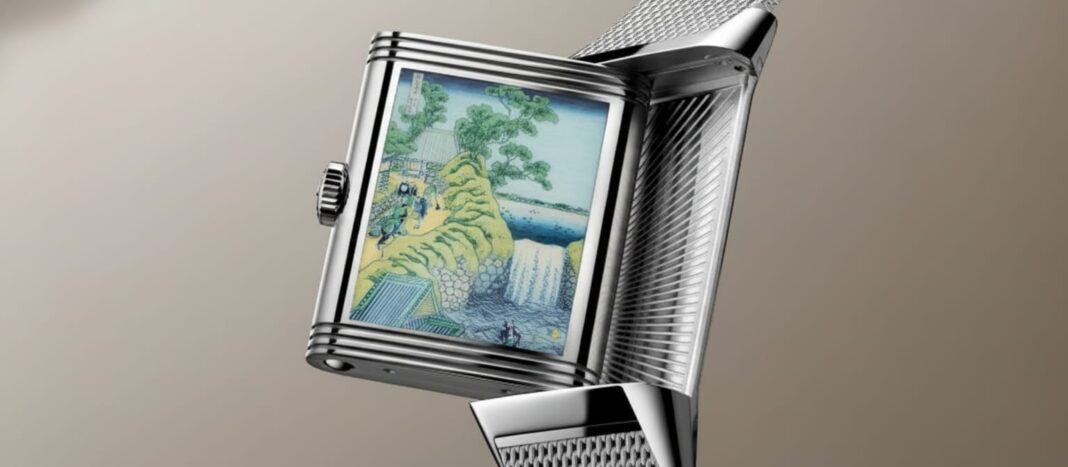 Jaeger-LeCoultre Reverso Tribute Enamel Hokusai Waterfalls Series