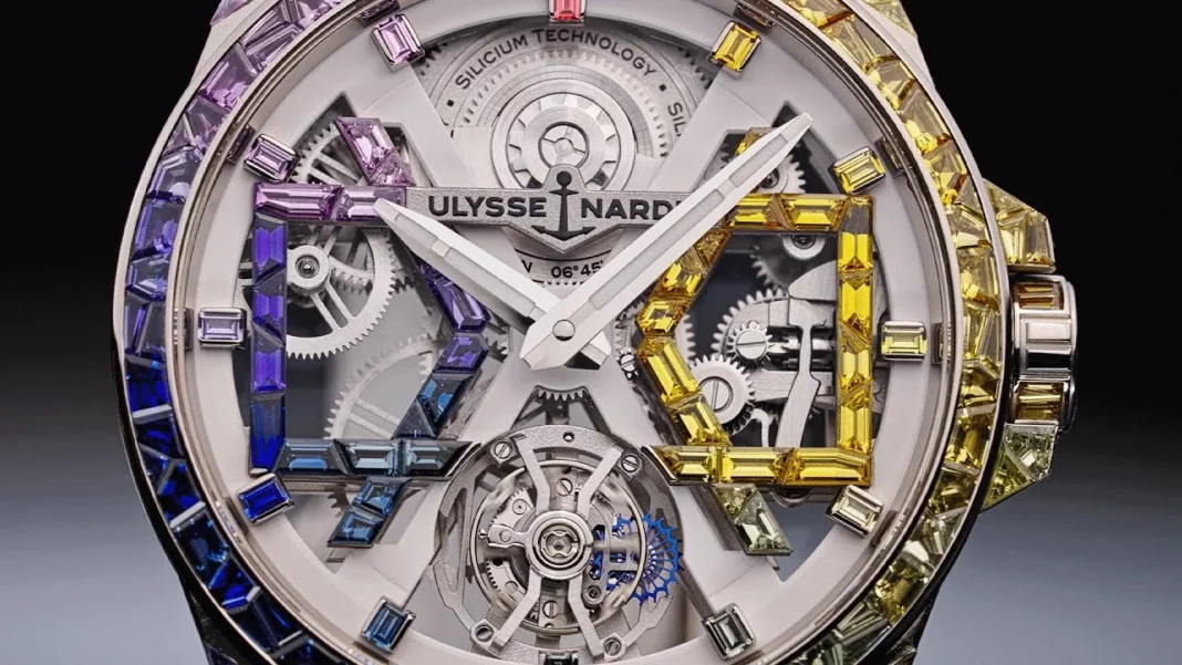 Experience the Art of Timekeeping with ULYSSE NARDIN’s Blast Sparkling Rainbow