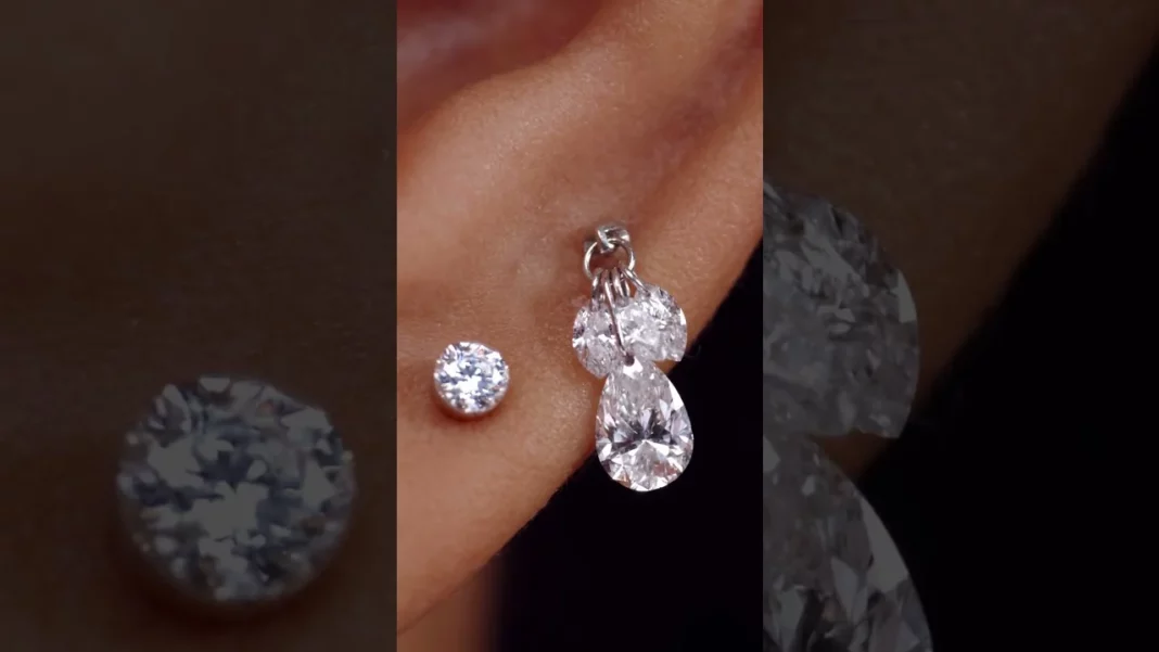 MARIA TASH - Exploring the Elegance of MARIA TASH Floating Diamond Plumes for Spring 2025