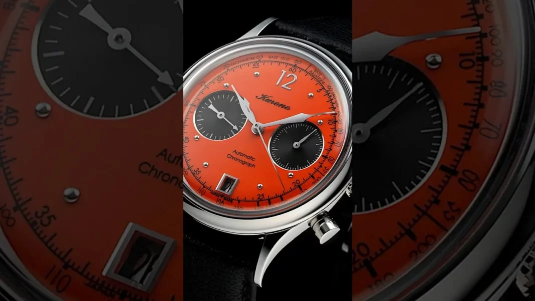 Exploring the Exclusive Vermilion Chronograph from KURONO TOKYO
