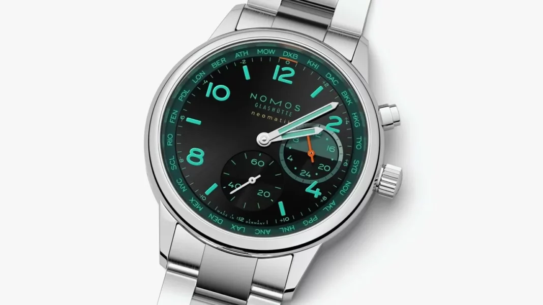 Exploring the NOMOS GLASHÜTTE Club Sport neomatik Worldtimer Night Navigation