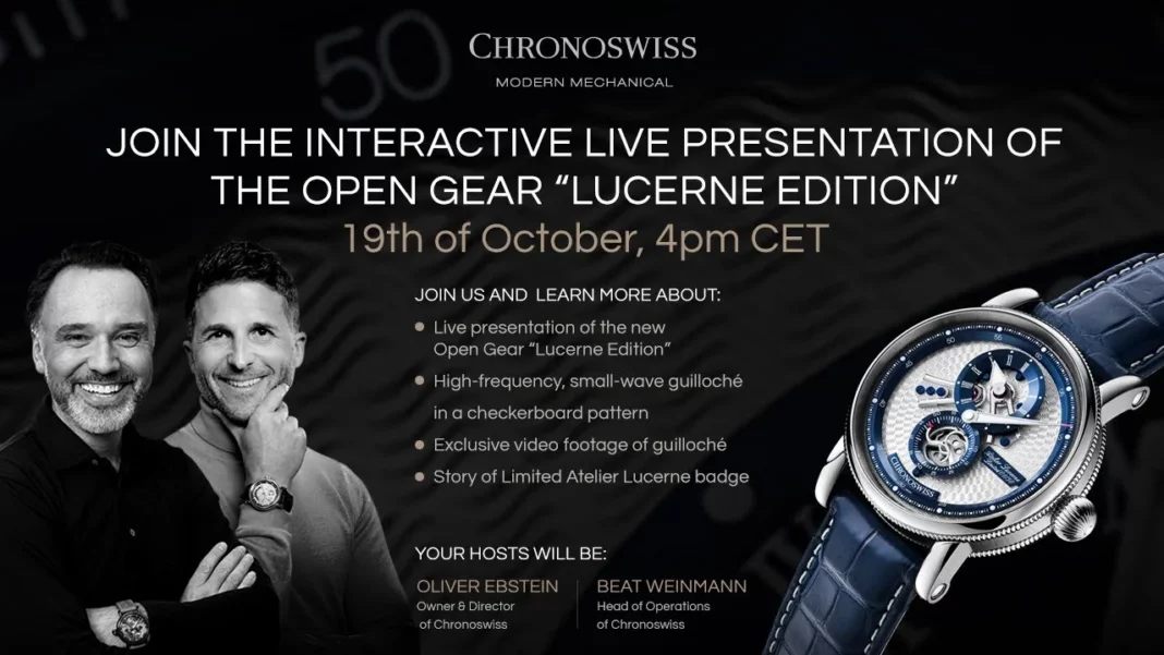 Exploring the Open Gear “Lucerne Edition” by CHRONOSWISS
