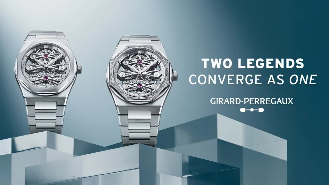 Girard Perregaux Laureato Three Gold Bridges Heritage Meets Innovation