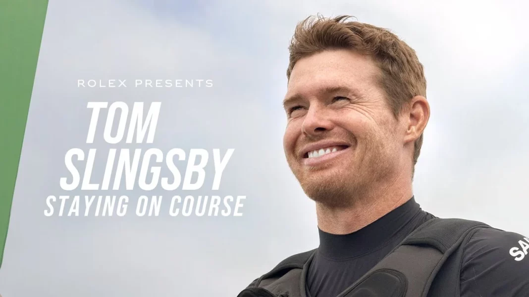Tom Slingsby Sailing Champion Embodies Rolex Precision Craftsmanship