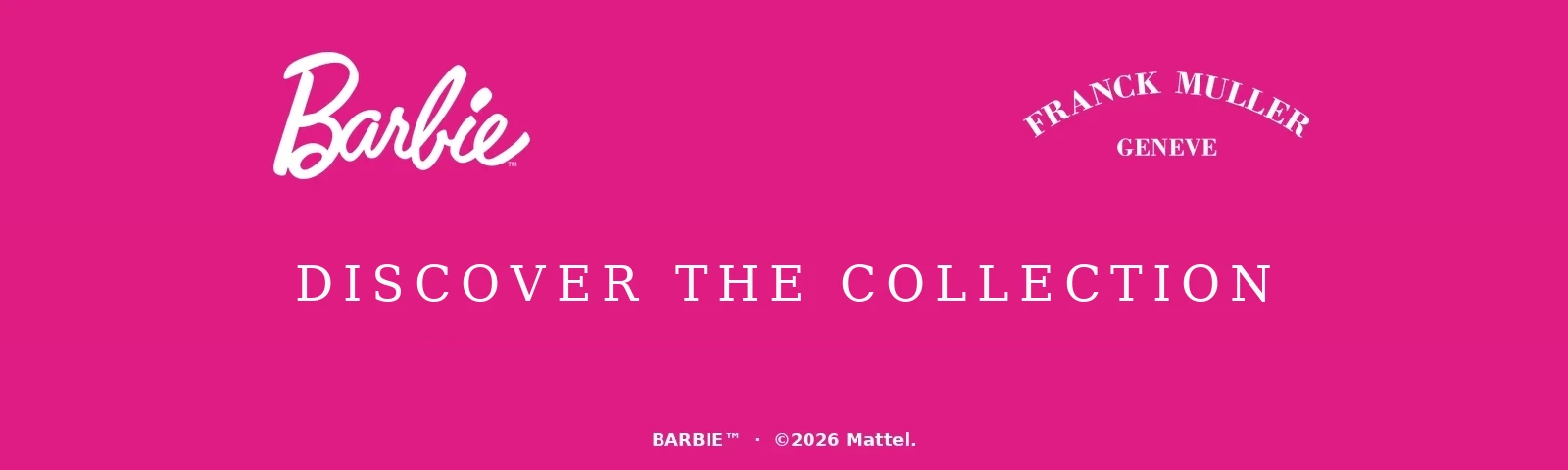 Franck Muller x Barbie Vanguard Collection — limited edition, launches 9 July, shop at WATCHESPEDIA