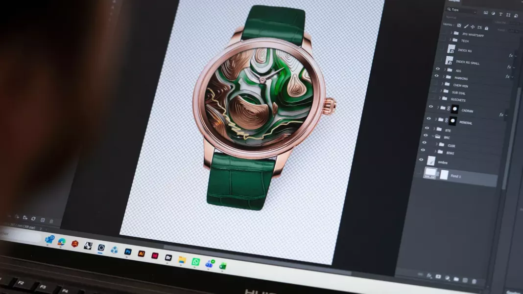 JAQUET DROZ - Petite Heure Minute Or Rouge