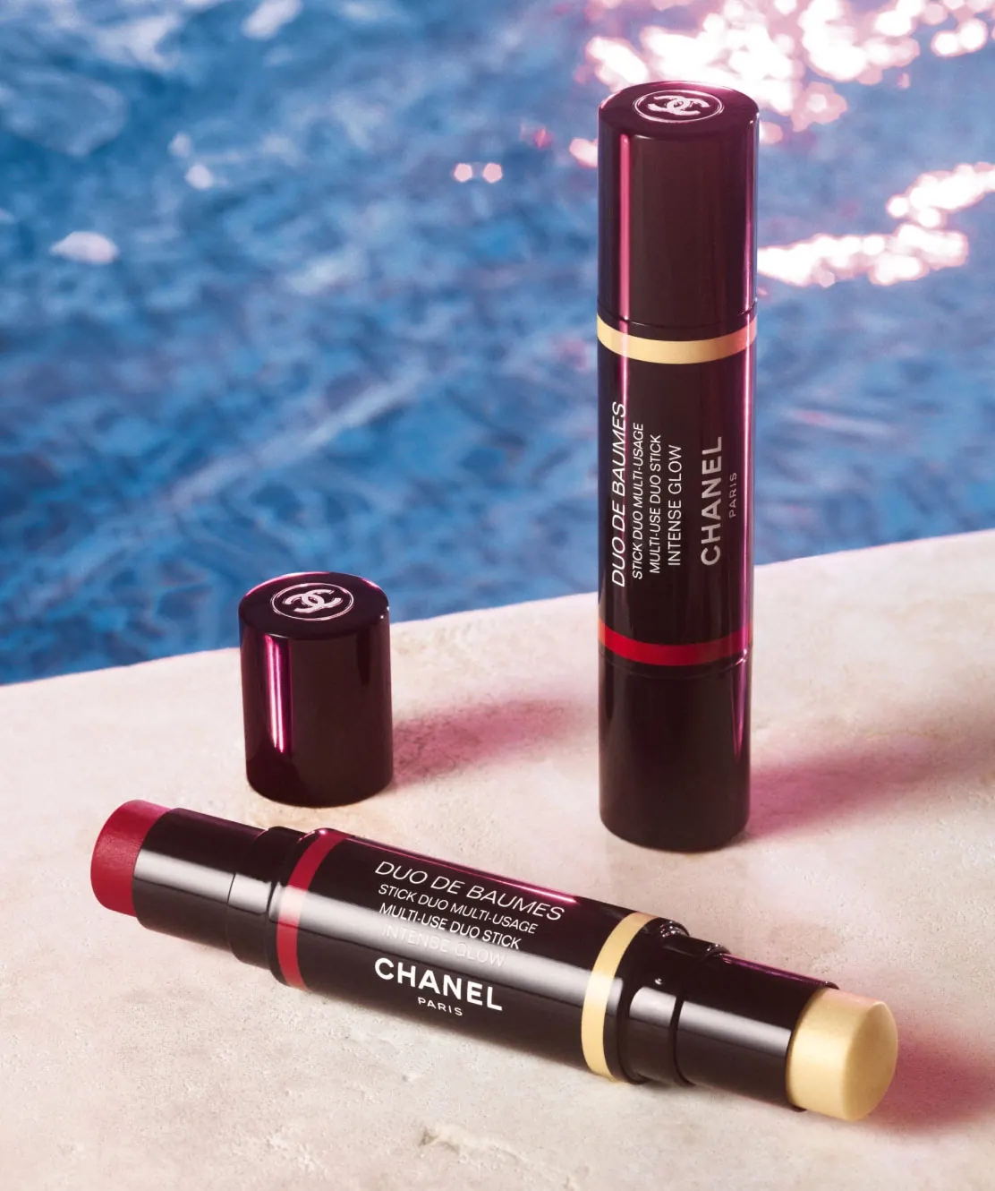 CHANEL Summer's Calling limited edition collection campaign visual with sparkling hues
