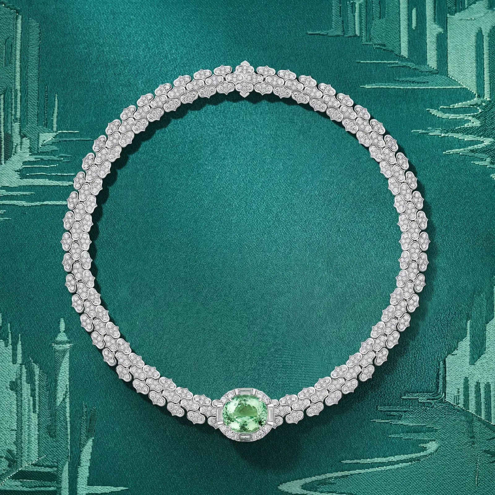 Roberto Coin Meraviglia High Jewellery collection piece featuring extraordinary gemstones, unveiled in Venice