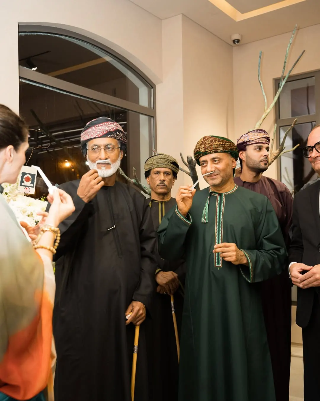 Opening ceremony of the Amouage Salalah boutique attended by Omani dignitaries