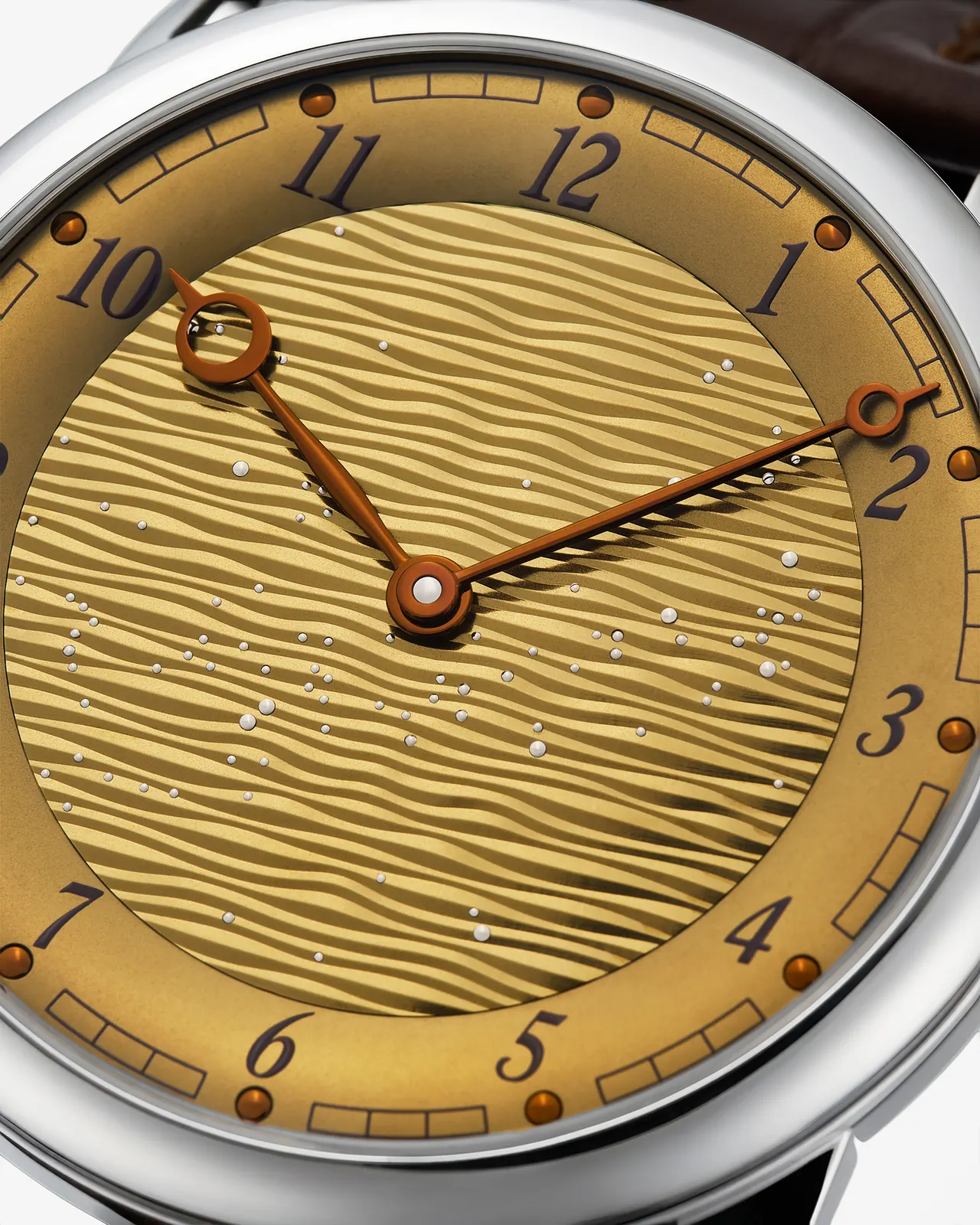 De Bethune DB25xs Sand Winds 40mm grade 5 titanium case with tapered lugs