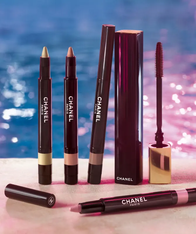 CHANEL DUO DE BAUMES dual-ended blush and highlighter stick in three shade duos