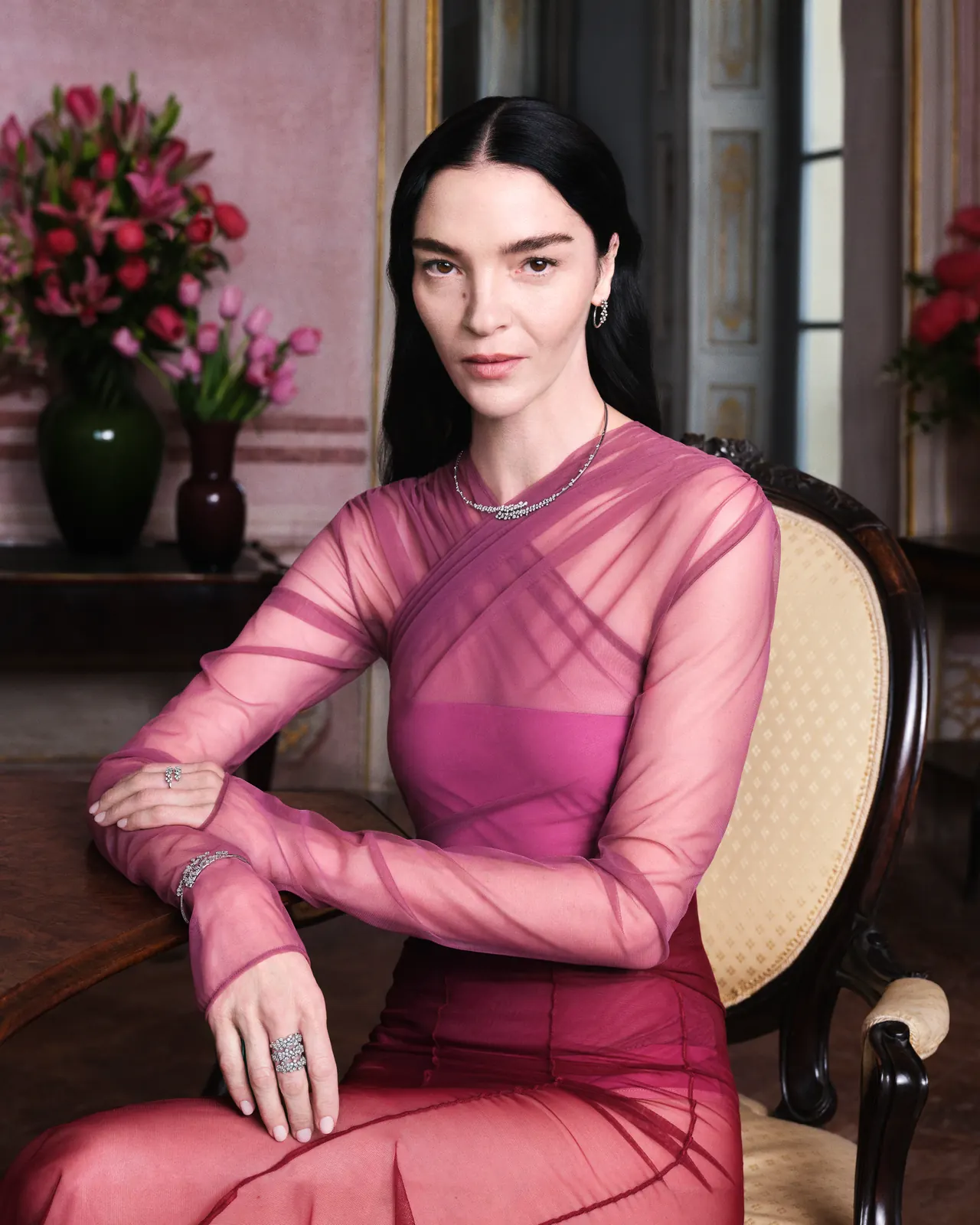 Mariacarla Boscono photographed by Larissa Hofmann for the Damiani Icons 2026 campaign