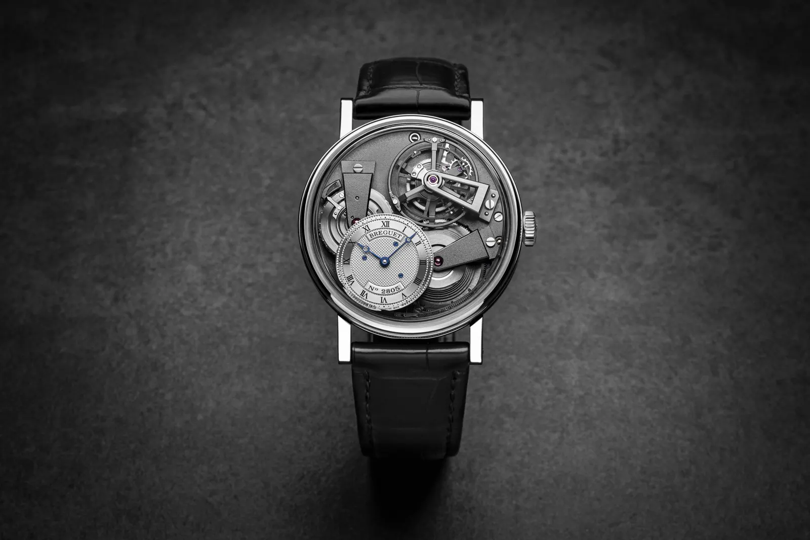Breguet Tradition shock absorber detail close-up