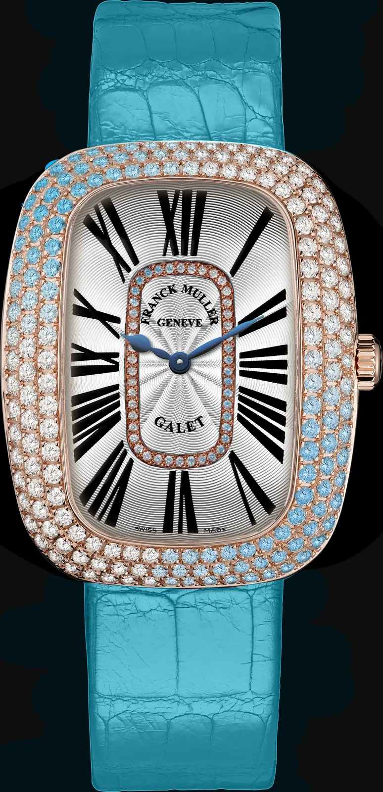 Franck Muller Galet Summer open caseback revealing movement craftsmanship