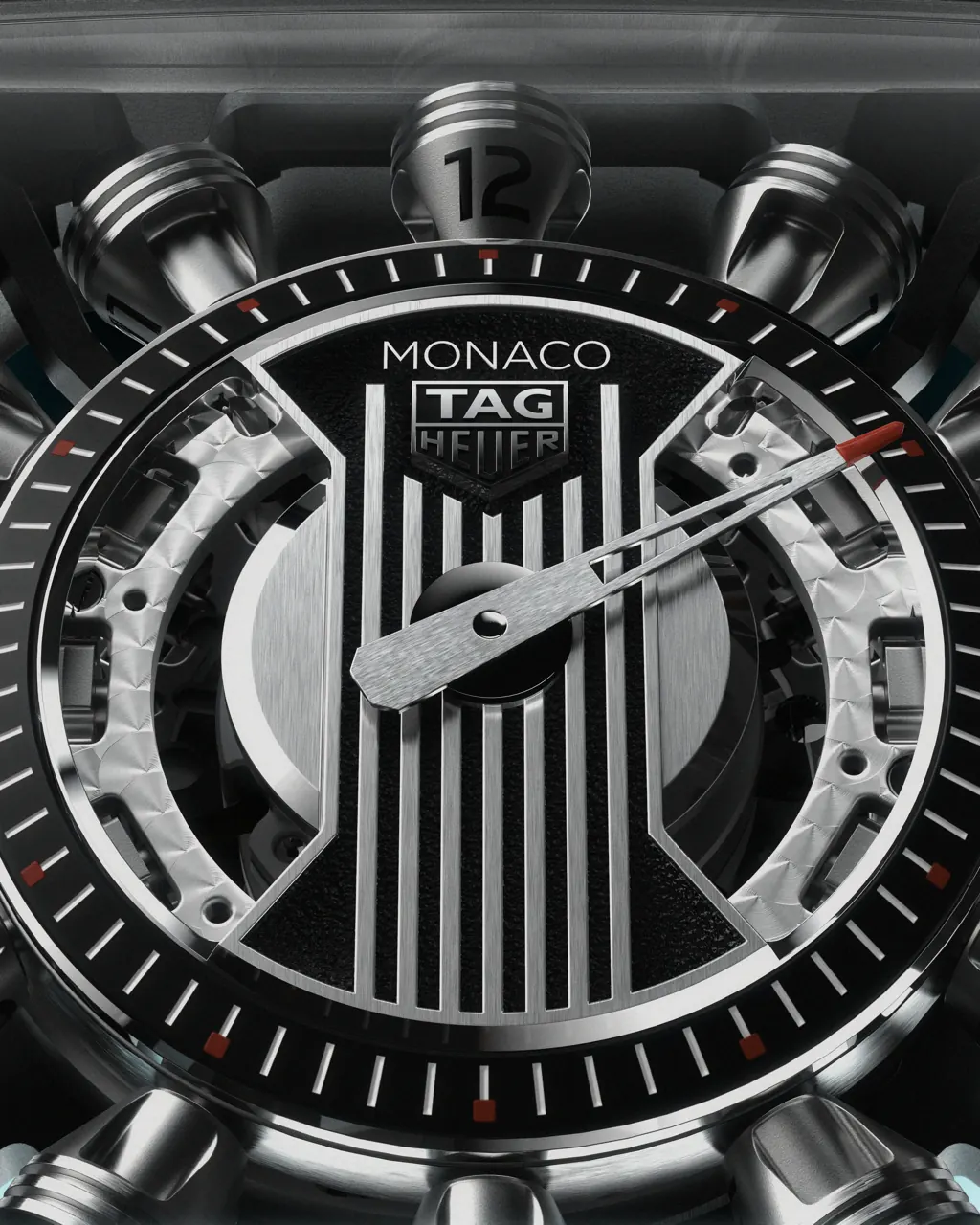 TAG Heuer Monaco Speed 12 open-worked movement Calibre TH84-00 by La Fabrique du Temps Louis Vuitton