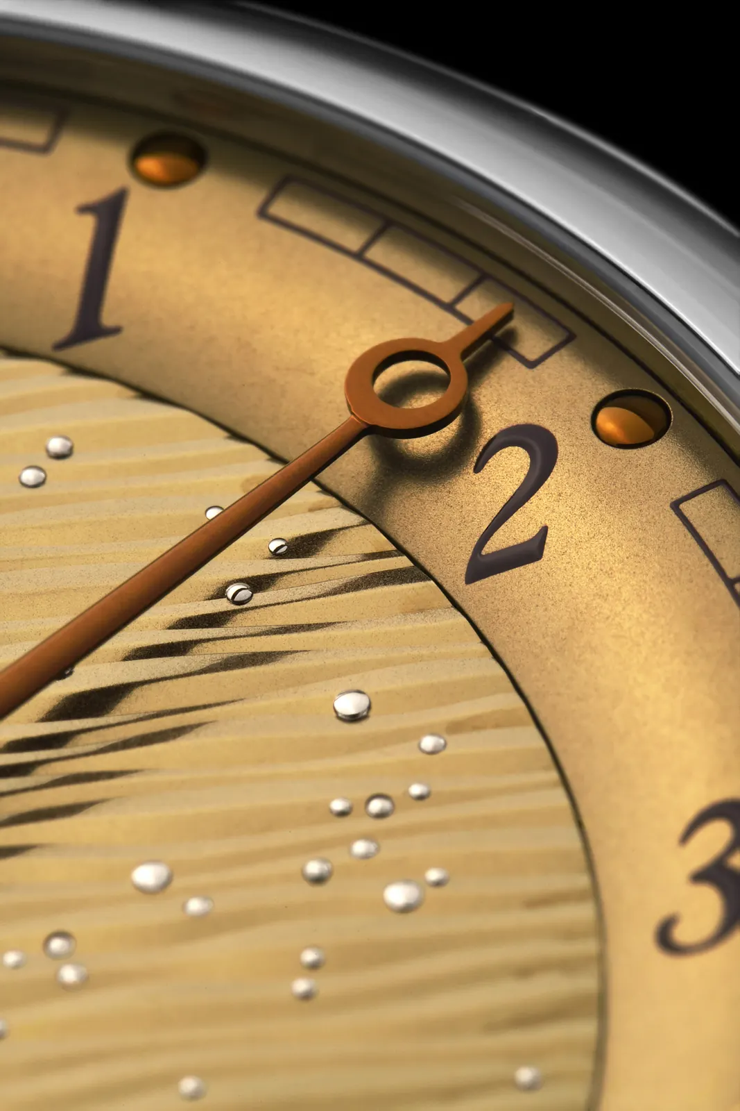De Bethune DB25xs Sand Winds caseback revealing Calibre DB2005 with blued titanium