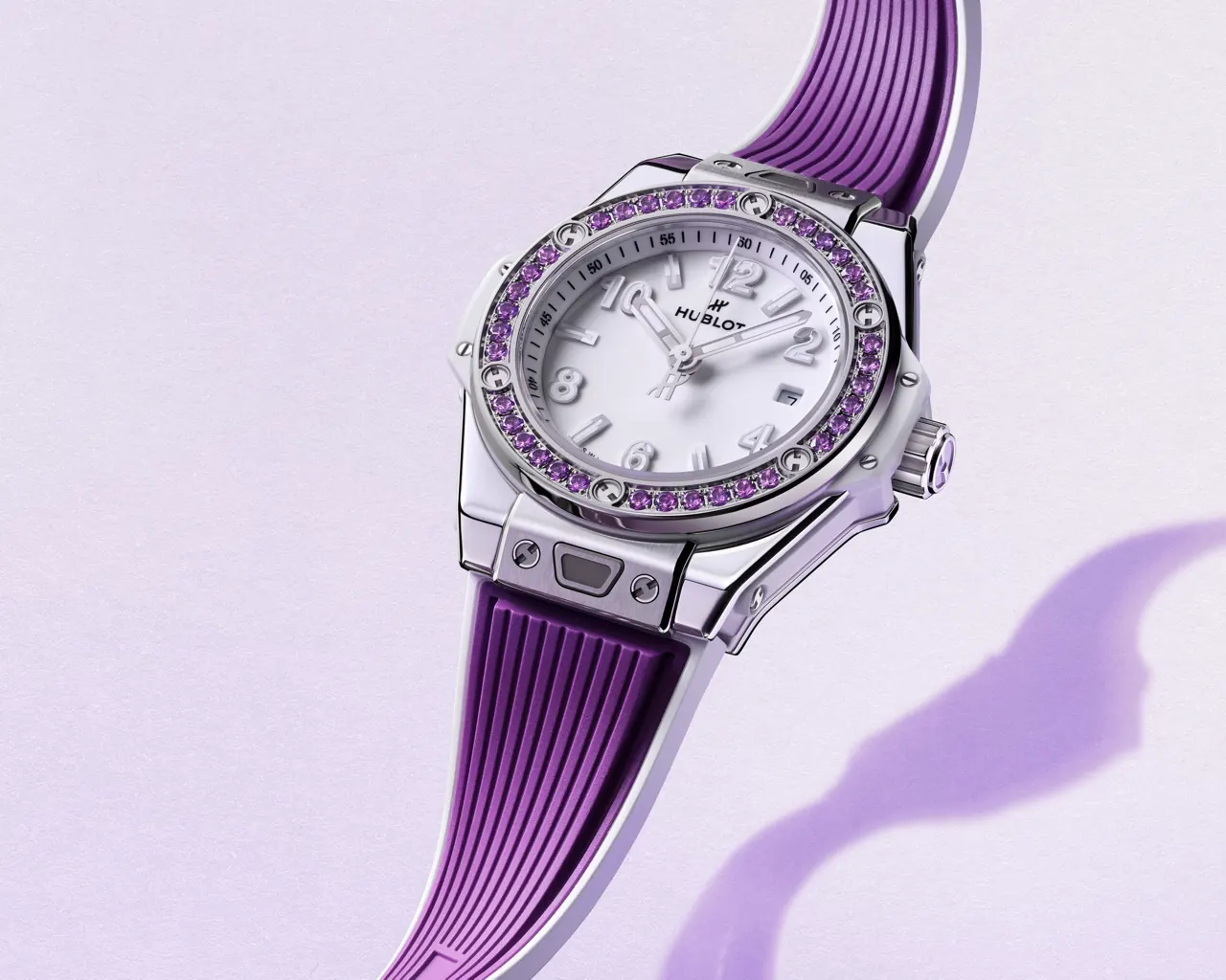 Hublot Big Bang Fourth Official's Board signalling added time at the UWCL Final