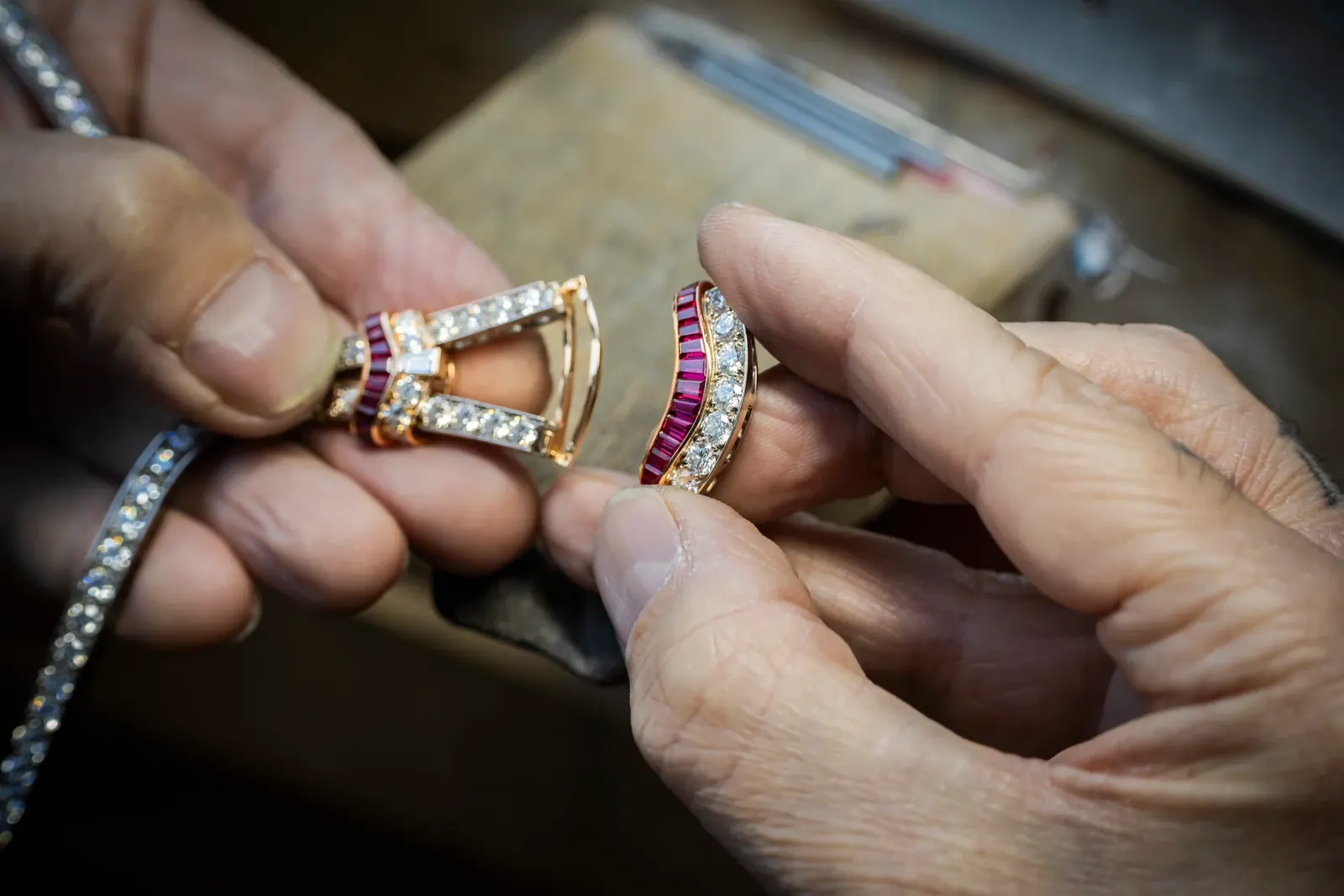 Van Cleef & Arpels Bénou Mystérieux, Griffon Mystérieux and Bastet Mystérieuse clips from Fascinating Egypt collection