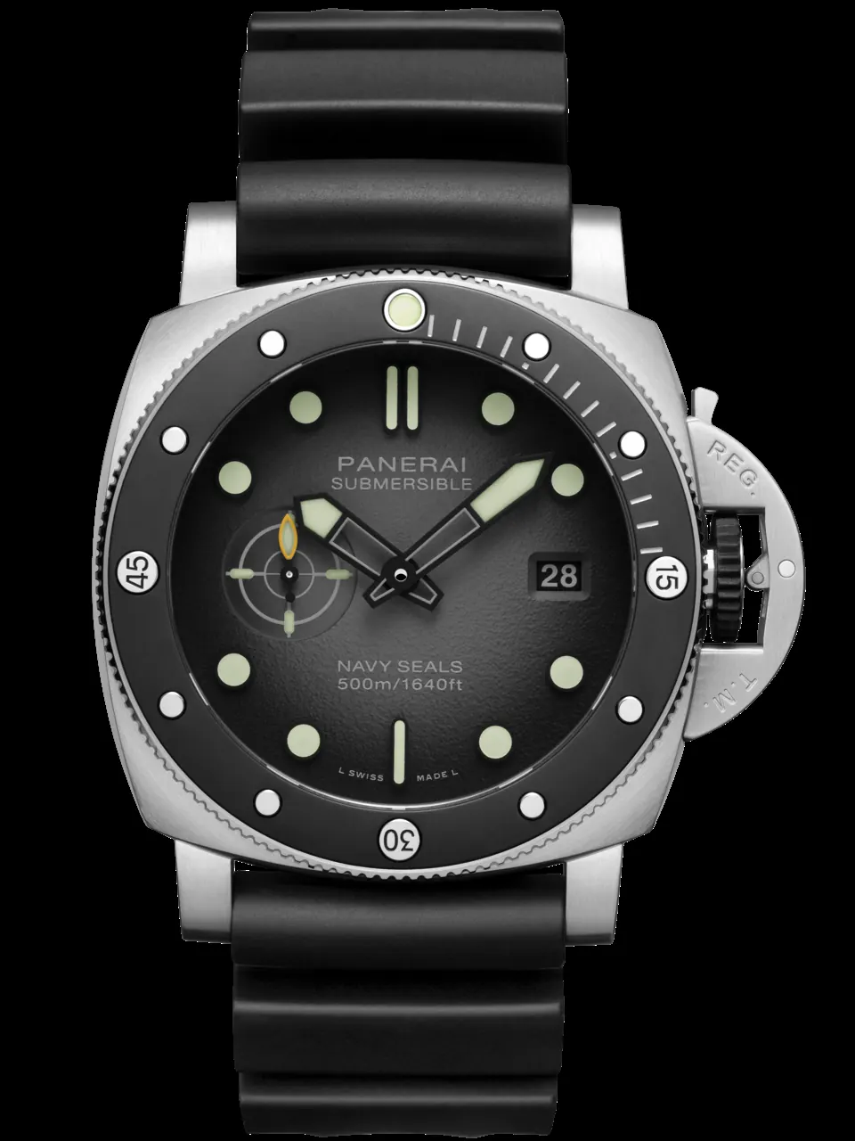 P.980 automatic movement inside the Panerai Submersible Navy SEALs PAM01738