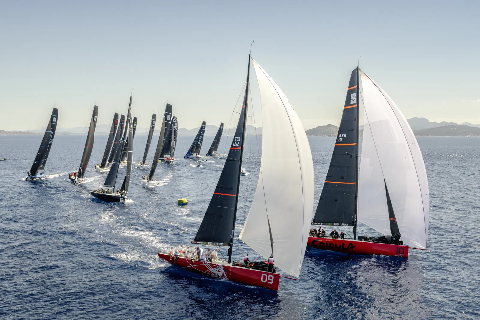 Trinity finishing second overall at their debut Rolex TP52 World Championship