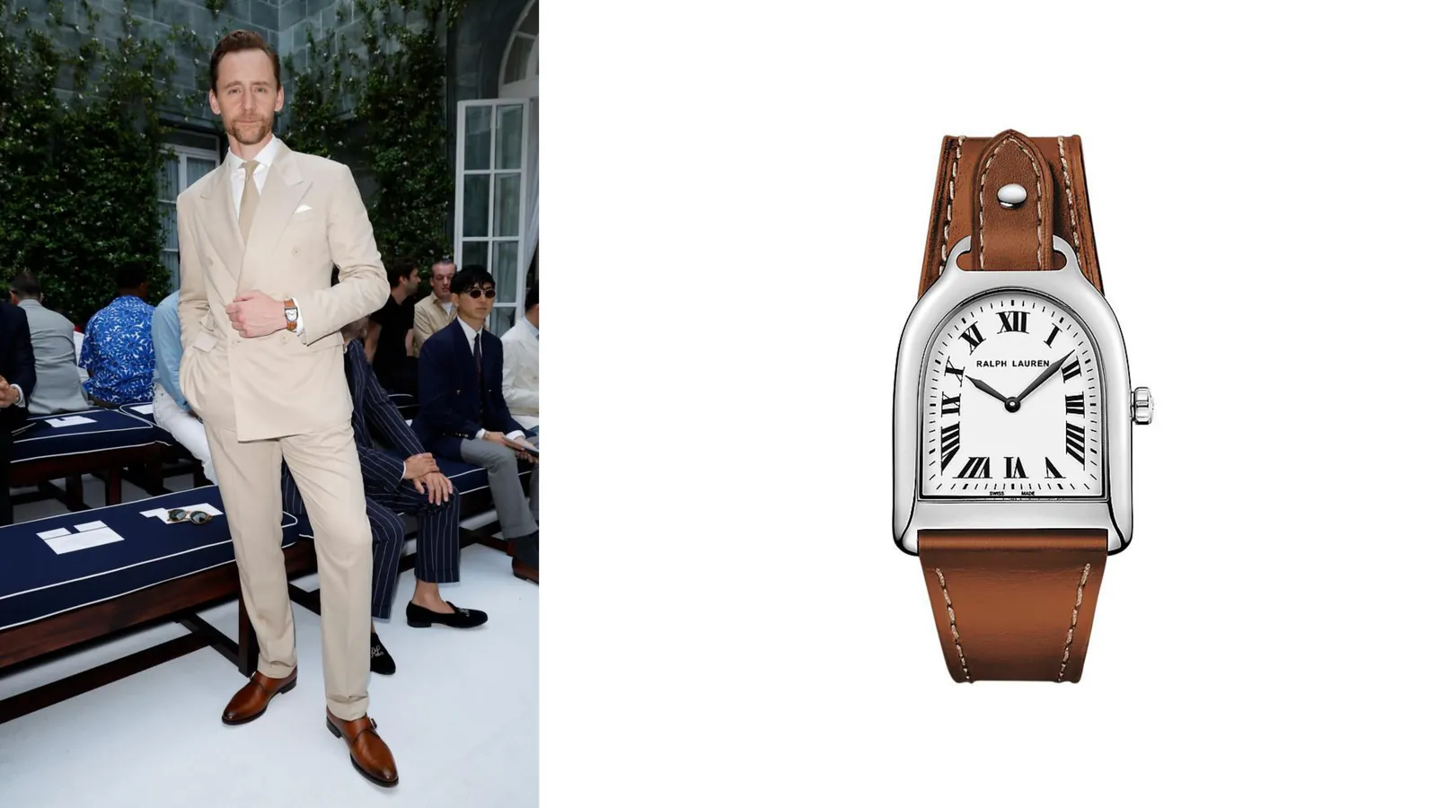 Ralph Lauren Stirrup watch equestrian design close-up