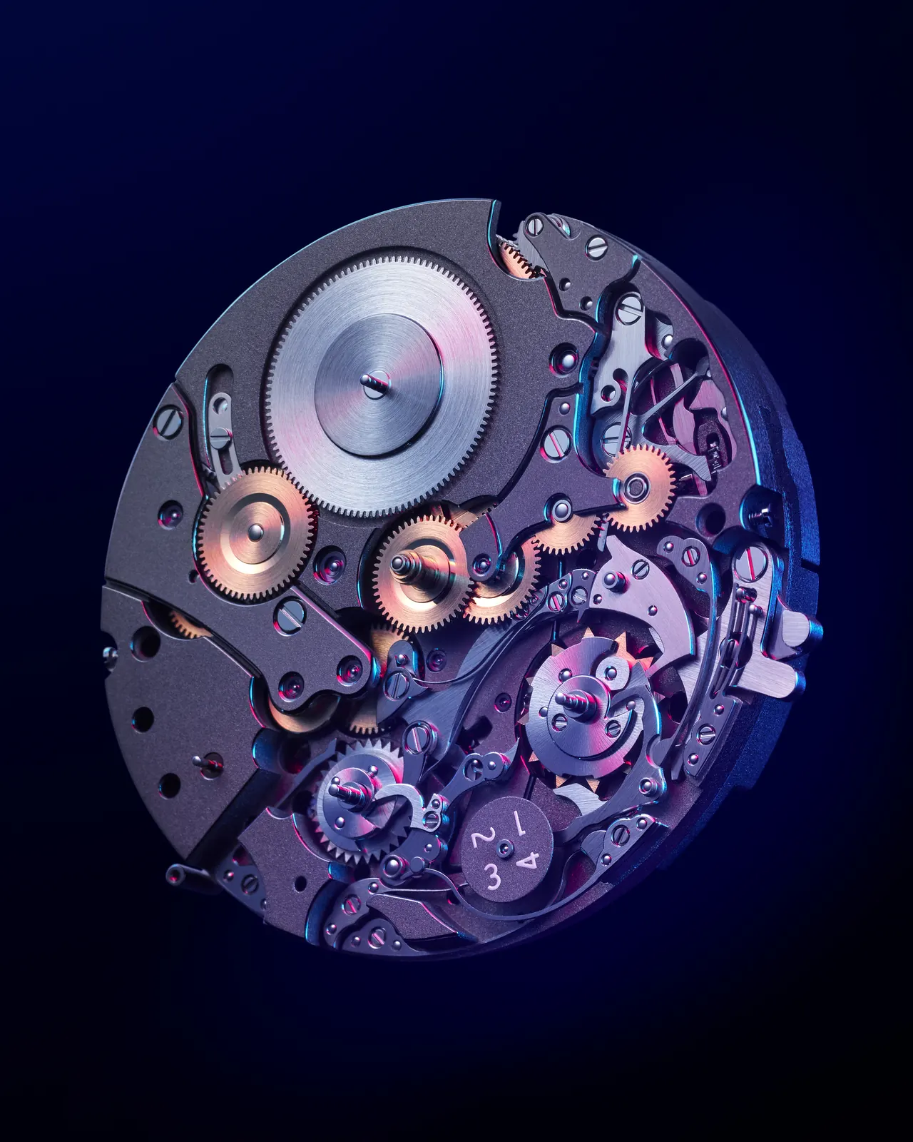 Power reserve counter and perpetual calendar displays on Vacheron Constantin Twin Beat dial