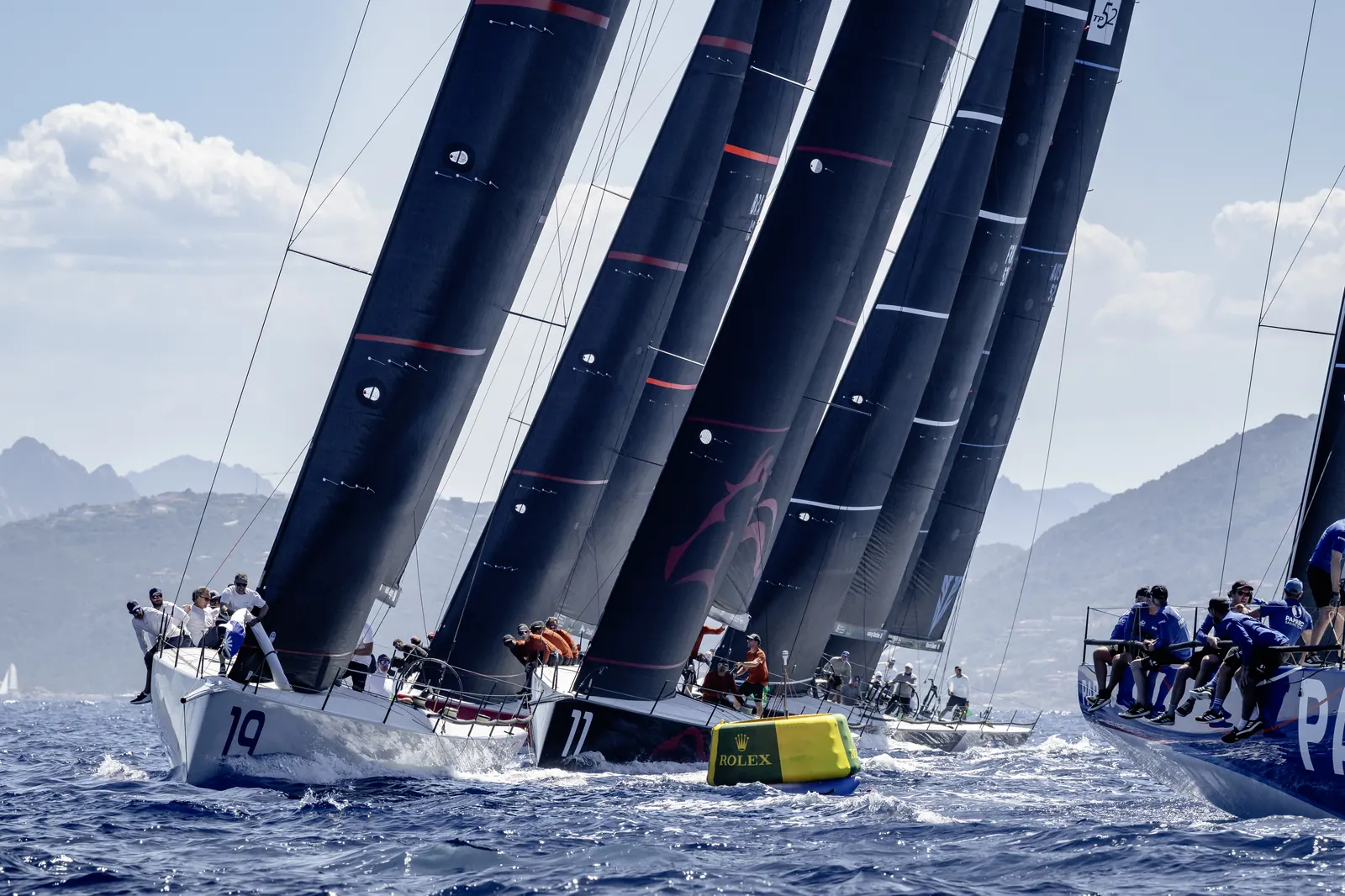 Rolex TP52 World Championship 2026 trophy presentation at Porto Cervo
