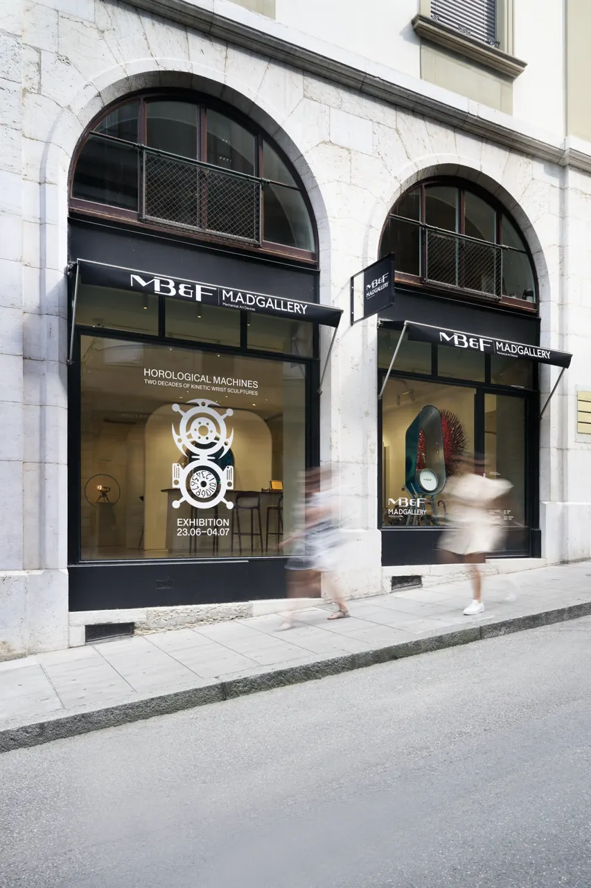 MB&F two decades retrospective exhibition Horological Machines collector view