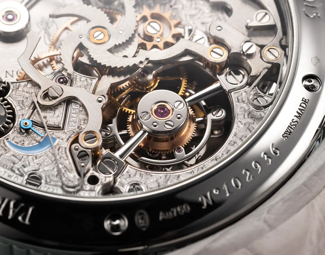 Parmigiani Fleurier Carillon Tourbillon glass box sapphire crystal and vertical gadroon case band