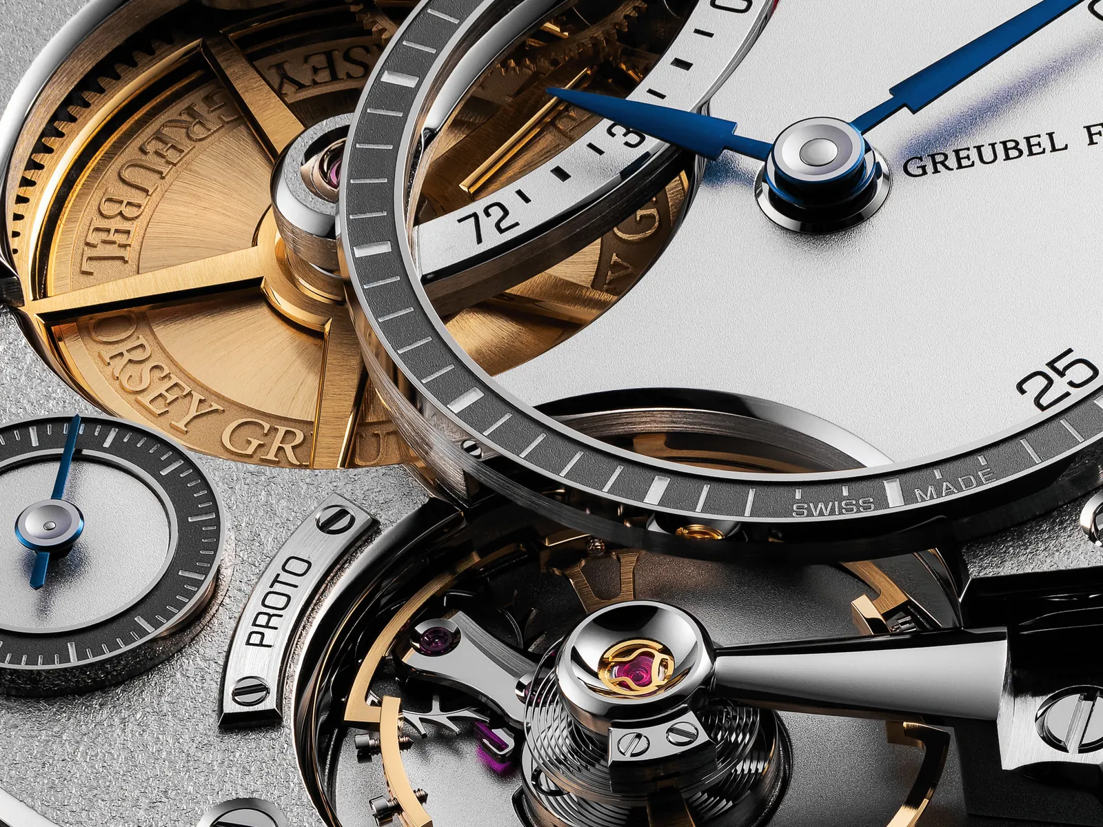 Greubel Forsey Balancier QM full case profile in white gold with high-domed sapphire crystals