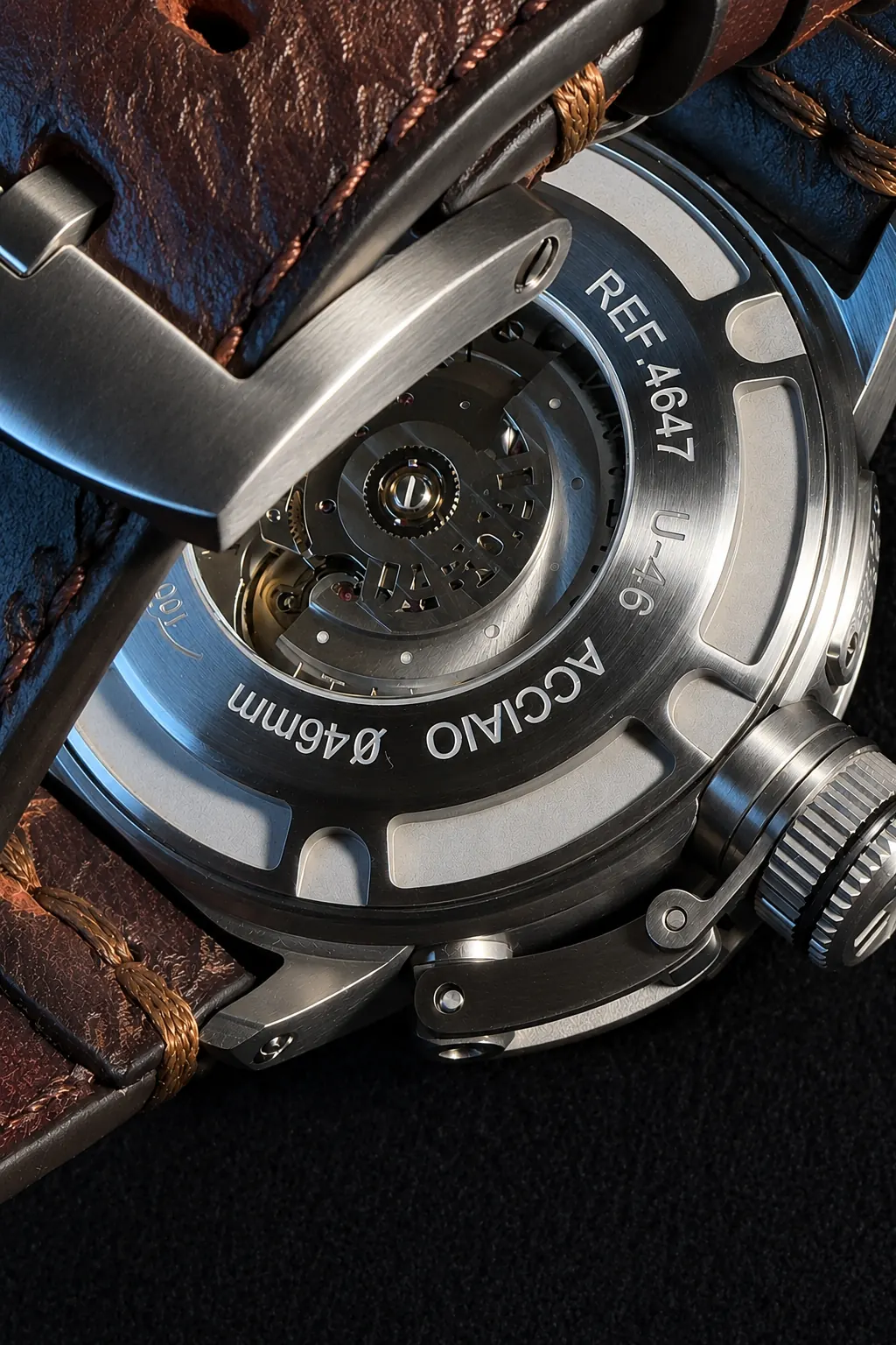 U-BOAT Classico U-46 wrist shot 46mm balanced fit profile