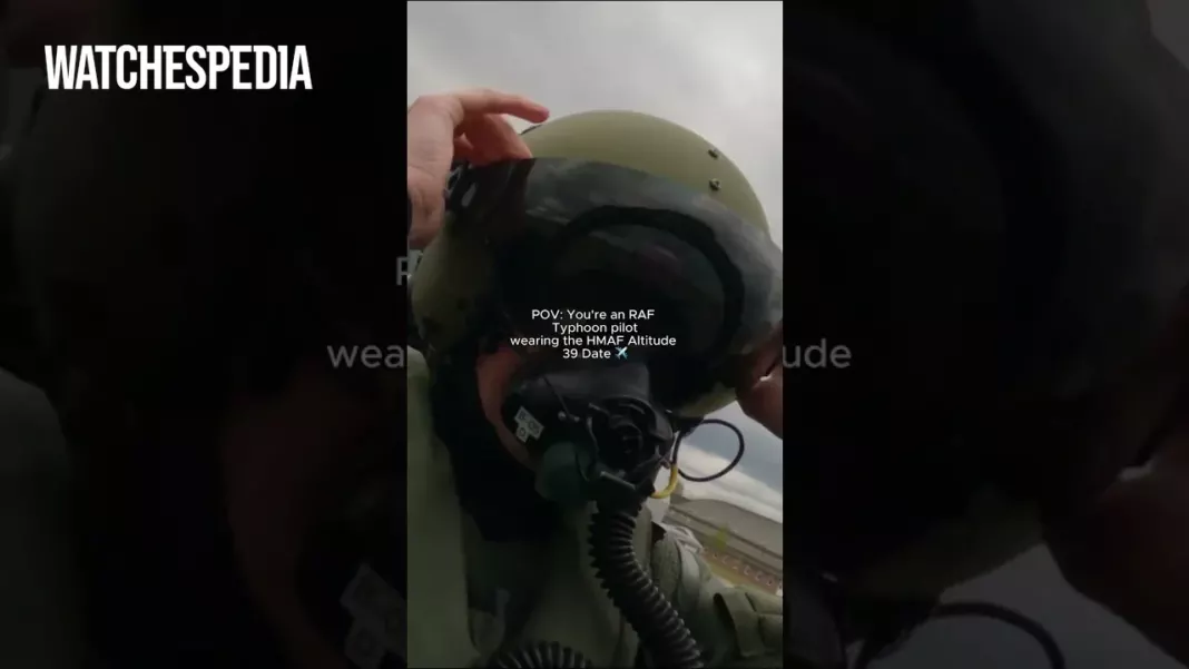 BREMONT - RAF Typhoon Pilot POV ✈️ | Bremont HMAF Altitude 39 Date