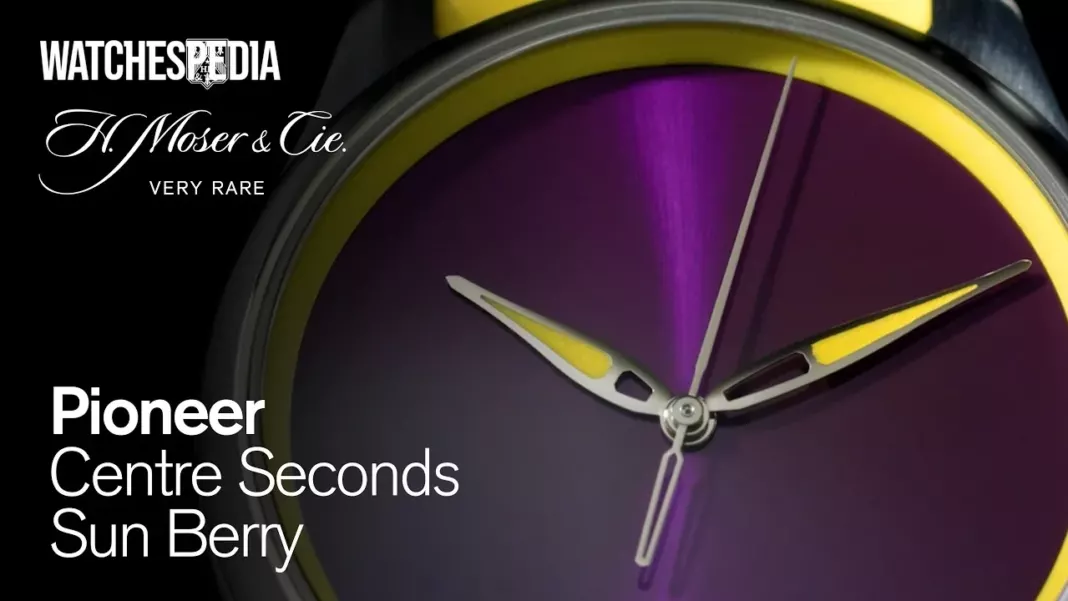 H. MOSER & CIE - Pioneer Centre Seconds Sun Berry - H. Moser & Cie. // 3201-1203