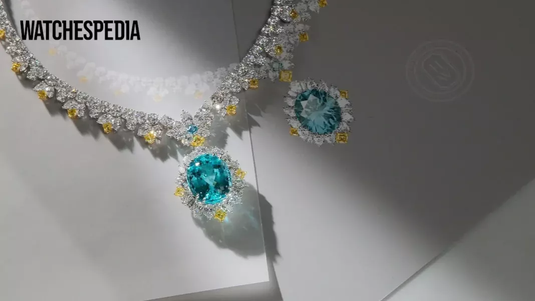 HARRY WINSTON - The Epitome of Rare - Talk to Me, Harry Winston Paraiba and Diamond Necklace