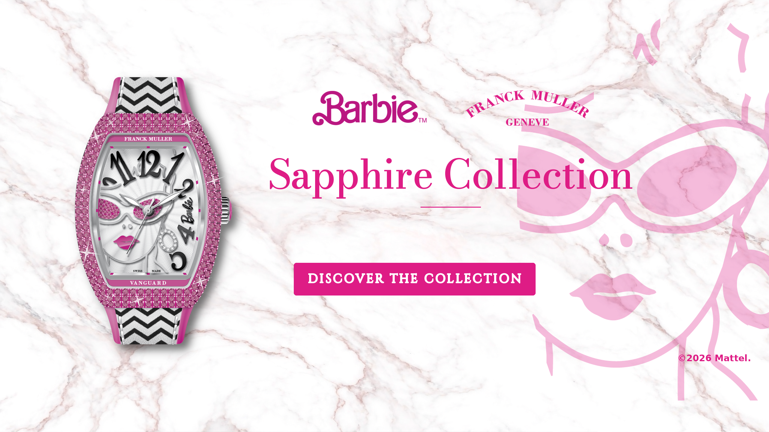 Barbie x Franck Muller Geneve Limited Edition