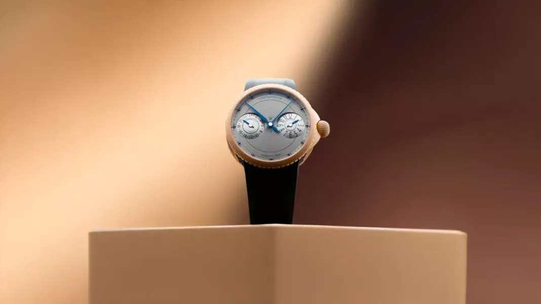 CHRONOSWISS - PULSE GMT Frosted Guilloche Gold