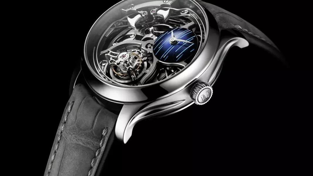 Endeavour Minute Repeater Cylindrical Tourbillon Skeleton Cosmic Rain