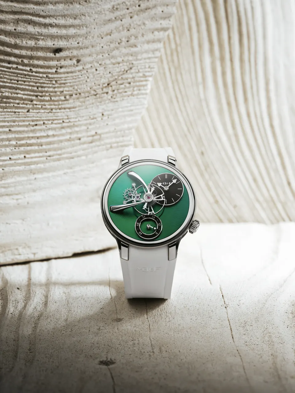 MB&F LM101 EVO NYC Edition caseback engraved MB&F NYC commemorating New York Lounge opening