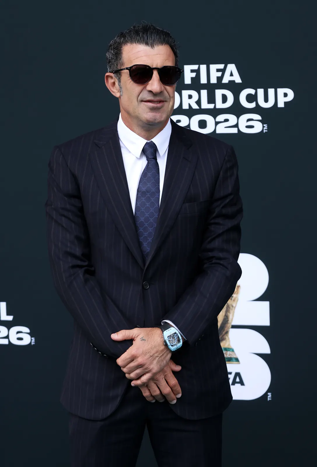 Patrick Mahomes wearing Hublot Big Bang 20th Anniversary Red Magic at FIFA World Cup 2026