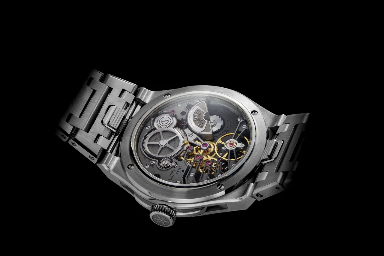 Czapek Calibre SXH5 in-house movement sapphire caseback platinum micro-rotor