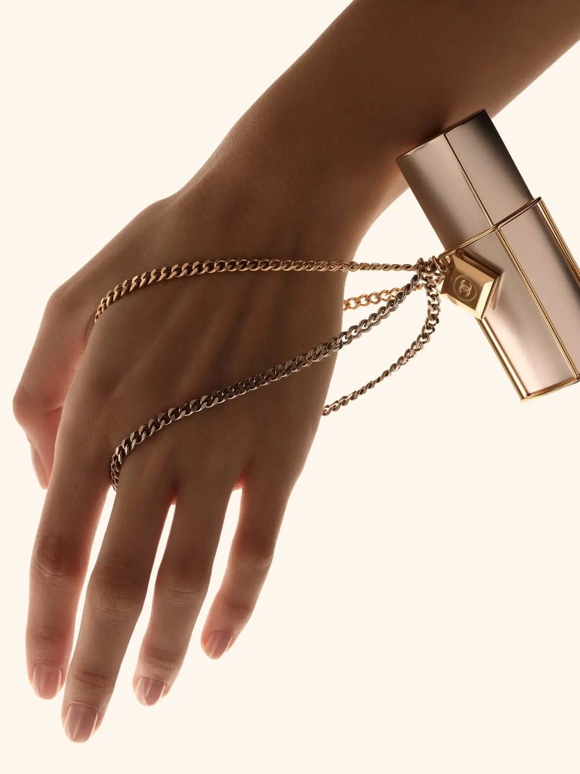 Gabrielle Chanel Essence Twist and Spray limited edition set against neutral background